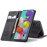 Custodia portafoglio in pelle per Galaxy A71 con slot carte