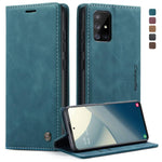 Custodia portafoglio in pelle per Galaxy A71 con slot carte