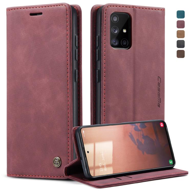 Custodia portafoglio in pelle per Galaxy A71 con slot carte