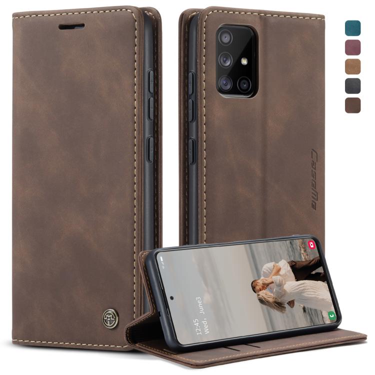 Custodia portafoglio in pelle per Galaxy A71 con slot carte