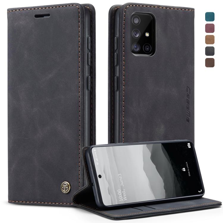 Custodia portafoglio in pelle per Galaxy A71 con slot carte
