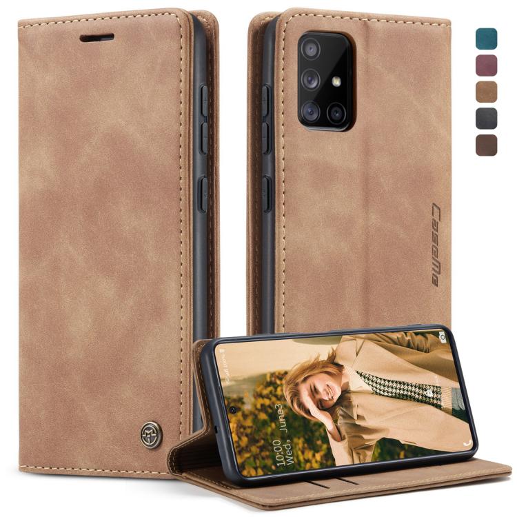 Custodia portafoglio in pelle per Galaxy A71 con slot carte