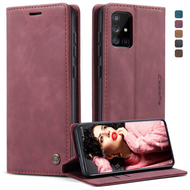 Custodia portafoglio in pelle per Galaxy A71 con slot carte