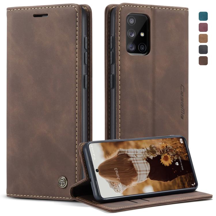 Custodia portafoglio in pelle per Galaxy A71 con slot carte