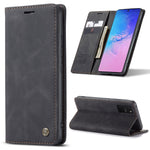 Custodia portafoglio in pelle per Galaxy A71 con slot carte