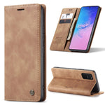 Custodia portafoglio in pelle per Galaxy A71 con slot carte