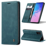 Custodia portafoglio in pelle per Galaxy A71 con slot carte