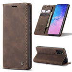Custodia portafoglio in pelle per Galaxy A71 con slot carte