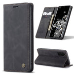 Custodia portafoglio in pelle con slot carte per Galaxy S20