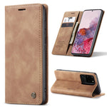 Custodia portafoglio in pelle con slot carte per Galaxy S20