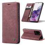 Custodia portafoglio in pelle con slot carte per Galaxy S20