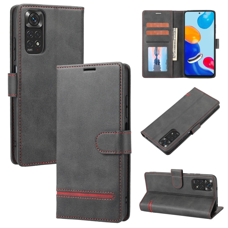 Custodia per telefono in pelle con flip a portafoglio classico, For Xiaomi Redmi Note 11S, For Xiaomi Redmi 9, For Xiaomi Redmi 9A, For Xiaomi Redmi 9C