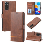 Custodia per telefono in pelle con flip a portafoglio classico, For Xiaomi Redmi Note 11S, For Xiaomi Redmi 9, For Xiaomi Redmi 9A, For Xiaomi Redmi 9C