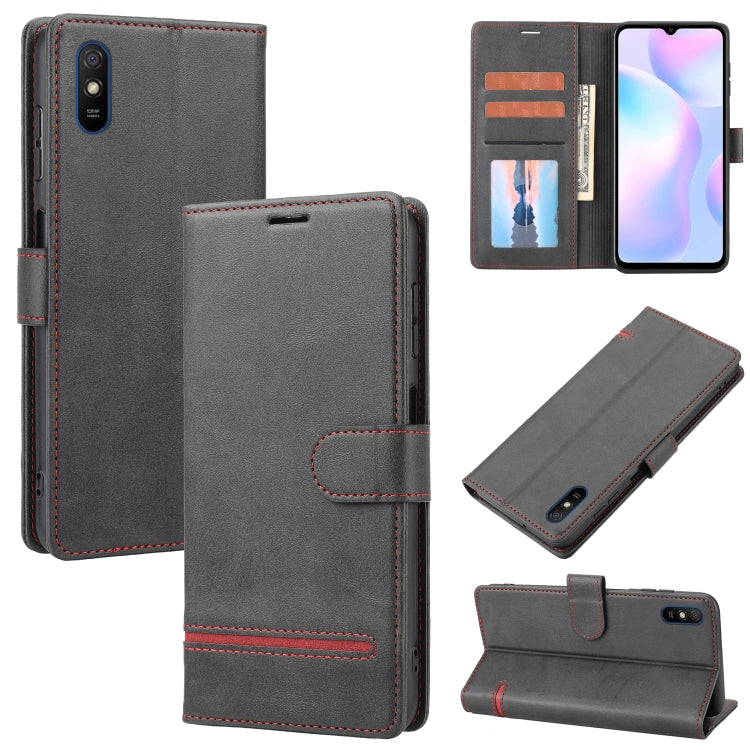 Custodia per telefono in pelle con flip a portafoglio classico, For Xiaomi Redmi Note 11S, For Xiaomi Redmi 9, For Xiaomi Redmi 9A, For Xiaomi Redmi 9C
