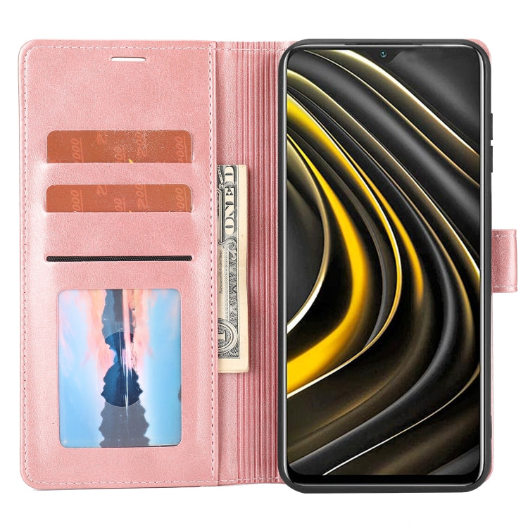 Custodia per telefono in pelle con flip a portafoglio classico, For Xiaomi Redmi 9T / Poco M3, For Xiaomi Redmi 10 4G / 10 2022, For Xiaomi Redmi 10 5G / Note 11E, For Xiaomi Redmi 10A