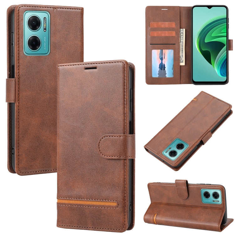 Custodia per telefono in pelle con flip a portafoglio classico, For Xiaomi Redmi 9T / Poco M3, For Xiaomi Redmi 10 4G / 10 2022, For Xiaomi Redmi 10 5G / Note 11E, For Xiaomi Redmi 10A