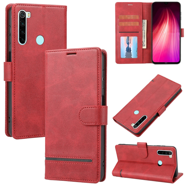 Custodia per telefono in pelle con flip a portafoglio classico, For Xiaomi Redmi 10C, For Xiaomi Redmi K50 / K50 Pro, For Xiaomi Redmi Note 8, For Xiaomi Redmi Note 8 Pro, For Xiaomi Redmi Note 9 4G Global