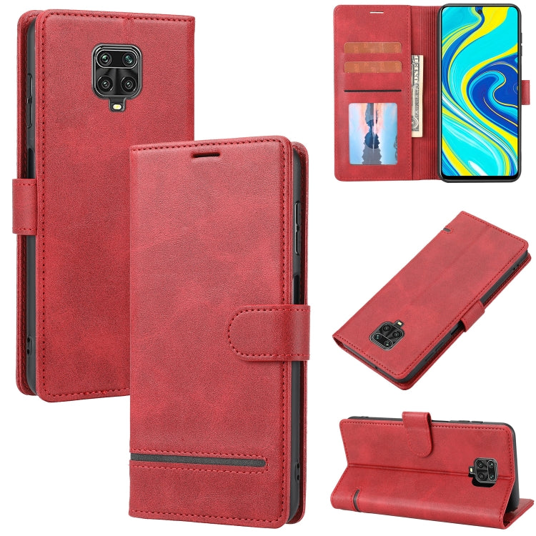 Custodia per telefono in pelle con flip a portafoglio classico, For Xiaomi Redmi Note 9S / 9 Pro, For Xiaomi Redmi Note 9T / 9 5G, For Xiaomi Redmi Note 10 5G, For Xiaomi Redmi Note 10 Pro 4G / 10 Pro Max