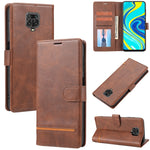 Custodia per telefono in pelle con flip a portafoglio classico, For Xiaomi Redmi Note 9S / 9 Pro, For Xiaomi Redmi Note 9T / 9 5G, For Xiaomi Redmi Note 10 5G, For Xiaomi Redmi Note 10 Pro 4G / 10 Pro Max