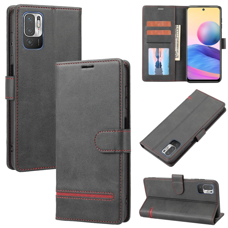 Custodia per telefono in pelle con flip a portafoglio classico, For Xiaomi Redmi Note 9S / 9 Pro, For Xiaomi Redmi Note 9T / 9 5G, For Xiaomi Redmi Note 10 5G, For Xiaomi Redmi Note 10 Pro 4G / 10 Pro Max