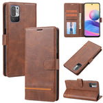 Custodia per telefono in pelle con flip a portafoglio classico, For Xiaomi Redmi Note 9S / 9 Pro, For Xiaomi Redmi Note 9T / 9 5G, For Xiaomi Redmi Note 10 5G, For Xiaomi Redmi Note 10 Pro 4G / 10 Pro Max