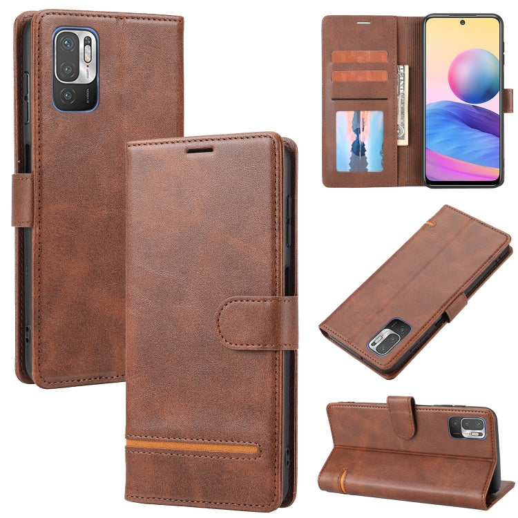 Custodia per telefono in pelle con flip a portafoglio classico, For Xiaomi Redmi Note 9S / 9 Pro, For Xiaomi Redmi Note 9T / 9 5G, For Xiaomi Redmi Note 10 5G, For Xiaomi Redmi Note 10 Pro 4G / 10 Pro Max