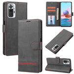 Custodia per telefono in pelle con flip a portafoglio classico, For Xiaomi Redmi Note 9S / 9 Pro, For Xiaomi Redmi Note 9T / 9 5G, For Xiaomi Redmi Note 10 5G, For Xiaomi Redmi Note 10 Pro 4G / 10 Pro Max