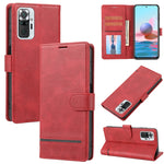 Custodia per telefono in pelle con flip a portafoglio classico, For Xiaomi Redmi Note 9S / 9 Pro, For Xiaomi Redmi Note 9T / 9 5G, For Xiaomi Redmi Note 10 5G, For Xiaomi Redmi Note 10 Pro 4G / 10 Pro Max
