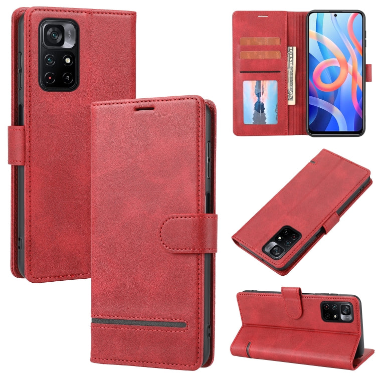 Custodia per telefono in pelle con flip a portafoglio classico, For Xiaomi Redmi Note 10 / 10S, For Xiaomi Redmi Note 11 5G / Poco M4 Pro 5G, For Xiaomi Redmi Note 11 Pro, For Xiaomi Poco X3 GT/Redmi Note 10 Pro 5G CN