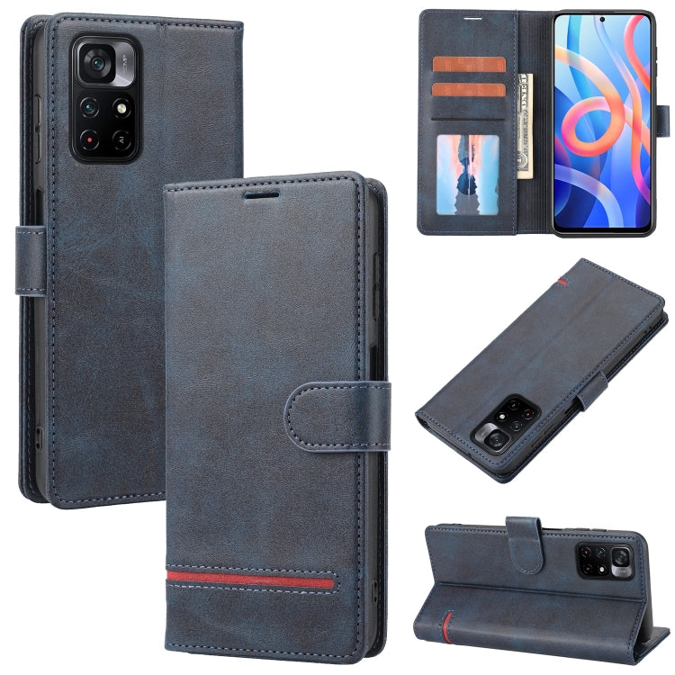 Custodia per telefono in pelle con flip a portafoglio classico, For Xiaomi Redmi Note 10 / 10S, For Xiaomi Redmi Note 11 5G / Poco M4 Pro 5G, For Xiaomi Redmi Note 11 Pro, For Xiaomi Poco X3 GT/Redmi Note 10 Pro 5G CN
