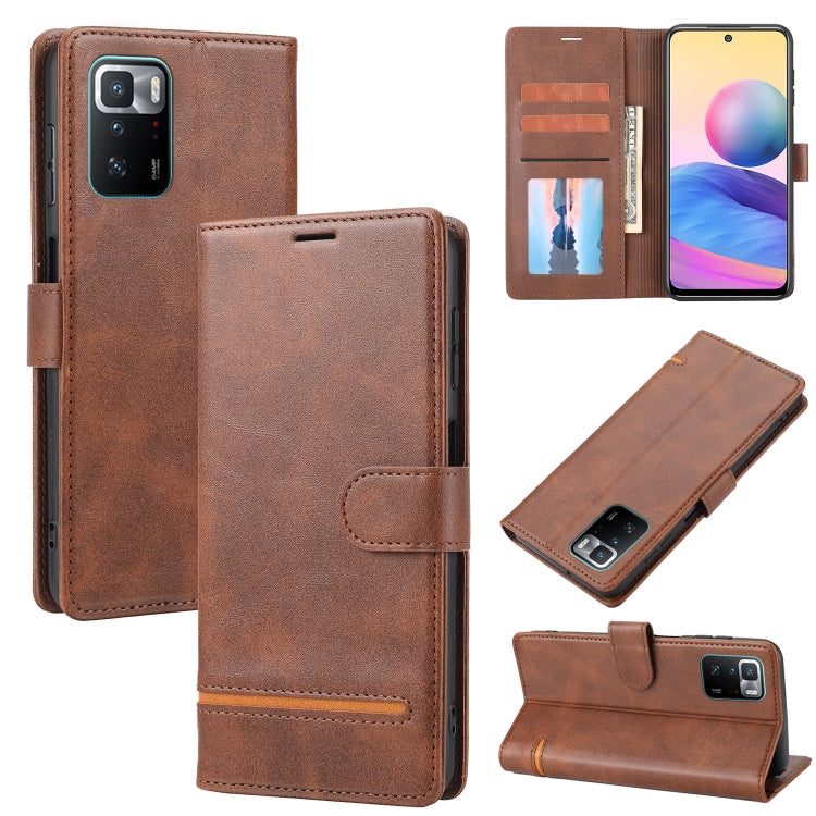 Custodia per telefono in pelle con flip a portafoglio classico, For Xiaomi Redmi Note 10 / 10S, For Xiaomi Redmi Note 11 5G / Poco M4 Pro 5G, For Xiaomi Redmi Note 11 Pro, For Xiaomi Poco X3 GT/Redmi Note 10 Pro 5G CN