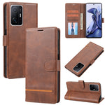 Custodia per telefono in pelle con flip a portafoglio classico, For Xiaomi Mi 11, For Xiaomi Mi 11 Lite, For Xiaomi 11T / 11T Pro, For Xiaomi 12