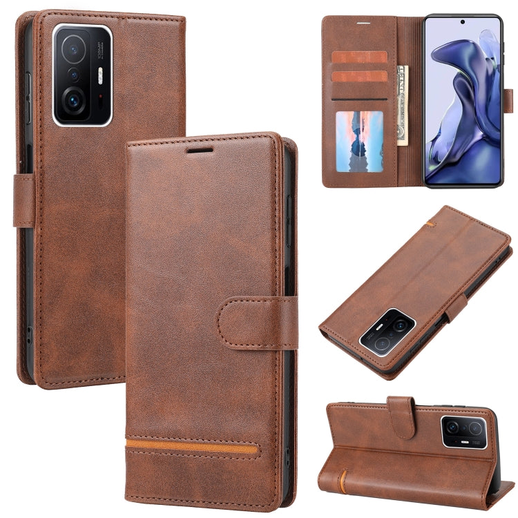 Custodia per telefono in pelle con flip a portafoglio classico, For Xiaomi Mi 11, For Xiaomi Mi 11 Lite, For Xiaomi 11T / 11T Pro, For Xiaomi 12