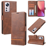 Custodia per telefono in pelle con flip a portafoglio classico, For Xiaomi Mi 11, For Xiaomi Mi 11 Lite, For Xiaomi 11T / 11T Pro, For Xiaomi 12