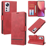Custodia per telefono in pelle con flip a portafoglio classico, For Xiaomi 12 Lite, For Xiaomi 12 Pro, For Xiaomi Poco F3 / K40 / K40 Pro, For Xiaomi Poco M4 Pro 4G