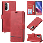 Custodia per telefono in pelle con flip a portafoglio classico, For Xiaomi 12 Lite, For Xiaomi 12 Pro, For Xiaomi Poco F3 / K40 / K40 Pro, For Xiaomi Poco M4 Pro 4G