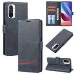 Custodia per telefono in pelle con flip a portafoglio classico, For Xiaomi 12 Lite, For Xiaomi 12 Pro, For Xiaomi Poco F3 / K40 / K40 Pro, For Xiaomi Poco M4 Pro 4G