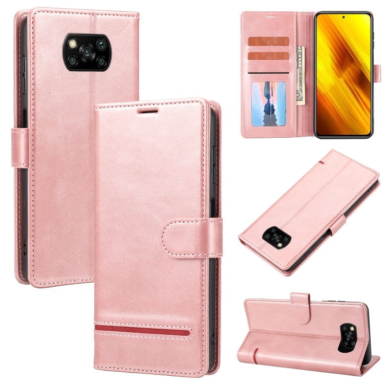 Custodia per telefono in pelle con flip a portafoglio classico, For Xiaomi Poco X3 NFC, For Xiaomi Poco X4 Pro 5G