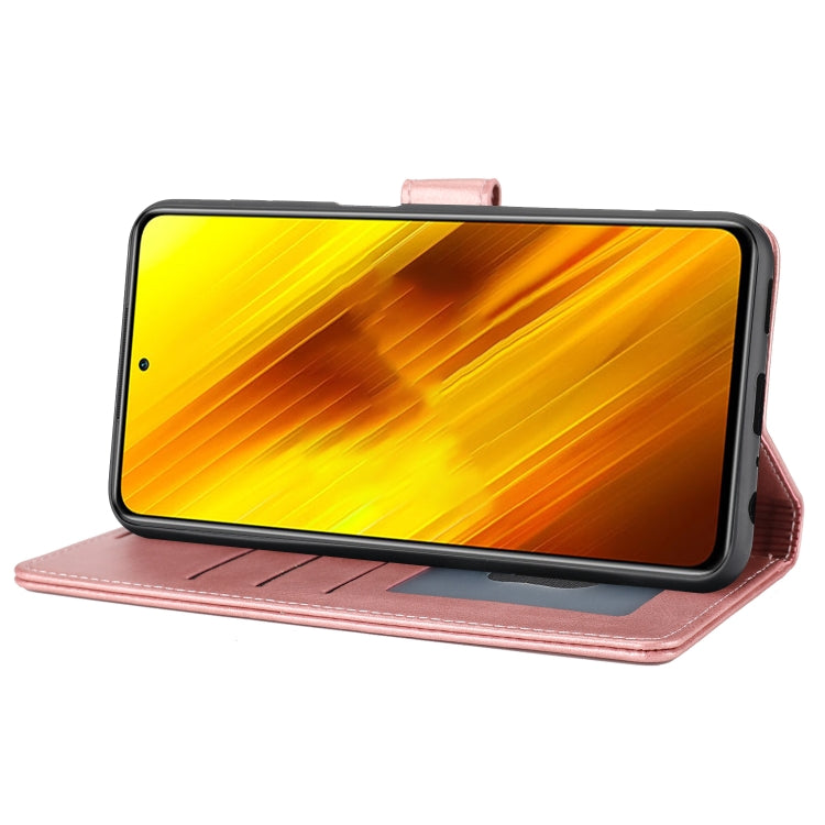 Custodia per telefono in pelle con flip a portafoglio classico, For Xiaomi Poco X3 NFC, For Xiaomi Poco X4 Pro 5G