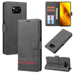 Custodia per telefono in pelle con flip a portafoglio classico, For Xiaomi Poco X3 NFC, For Xiaomi Poco X4 Pro 5G