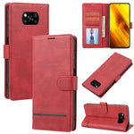 Custodia per telefono in pelle con flip a portafoglio classico, For Xiaomi Poco X3 NFC, For Xiaomi Poco X4 Pro 5G
