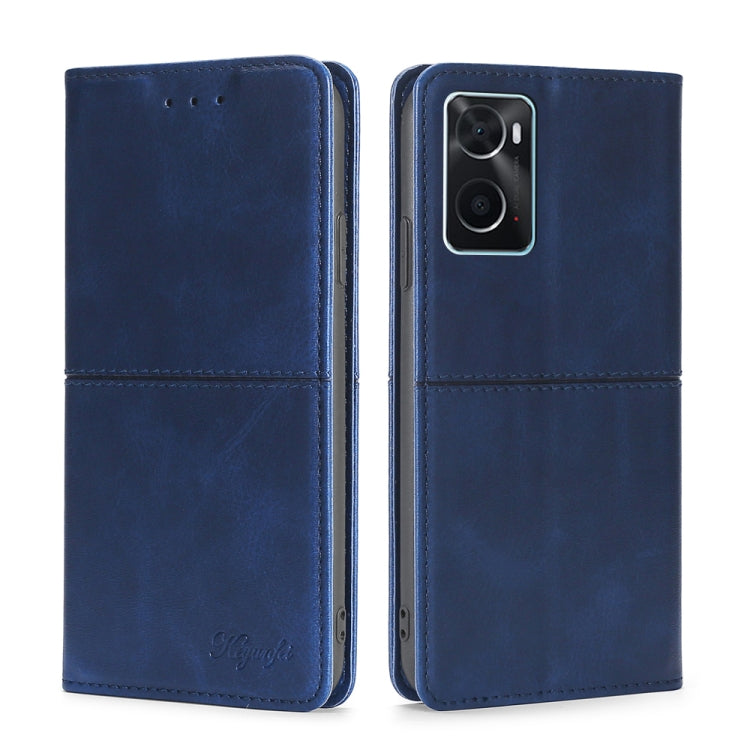 Custodia per telefono in pelle a vibrazione orizzontale magnetica con trama di mucca, For OPPO A36 4G/A76 4G Global, For OPPO A57 5G 2022/Realme Q5i, For OPPO A96 5G, For OPPO Find X5 Pro