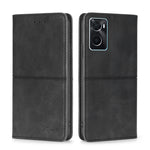 Custodia per telefono in pelle a vibrazione orizzontale magnetica con trama di mucca, For OPPO A36 4G/A76 4G Global, For OPPO A57 5G 2022/Realme Q5i, For OPPO A96 5G, For OPPO Find X5 Pro