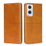 Custodia per telefono in pelle a vibrazione orizzontale magnetica con trama di mucca, For OPPO A36 4G/A76 4G Global, For OPPO A57 5G 2022/Realme Q5i, For OPPO A96 5G, For OPPO Find X5 Pro