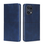 Custodia per telefono in pelle a vibrazione orizzontale magnetica con trama di mucca, For OPPO A36 4G/A76 4G Global, For OPPO A57 5G 2022/Realme Q5i, For OPPO A96 5G, For OPPO Find X5 Pro