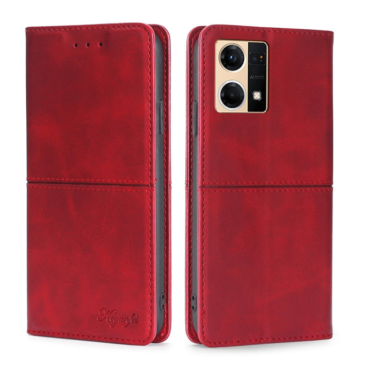 Custodia per telefono in pelle a vibrazione orizzontale magnetica con trama di mucca, For OPPO K10 5G, For OPPO K10 Pro 5G, For OPPO Reno7 4G/F21 Pro 4G, For OPPO Reno7 5G Global/Find X5 Lite