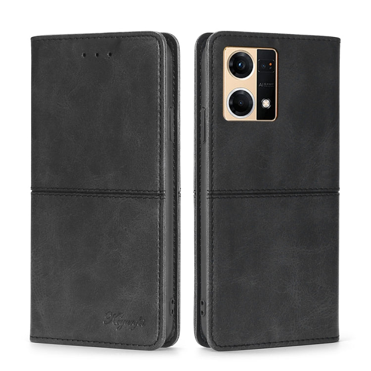 Custodia per telefono in pelle a vibrazione orizzontale magnetica con trama di mucca, For OPPO K10 5G, For OPPO K10 Pro 5G, For OPPO Reno7 4G/F21 Pro 4G, For OPPO Reno7 5G Global/Find X5 Lite