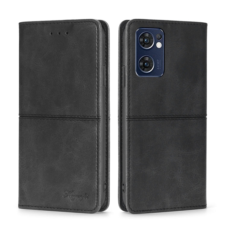Custodia per telefono in pelle a vibrazione orizzontale magnetica con trama di mucca, For OPPO K10 5G, For OPPO K10 Pro 5G, For OPPO Reno7 4G/F21 Pro 4G, For OPPO Reno7 5G Global/Find X5 Lite