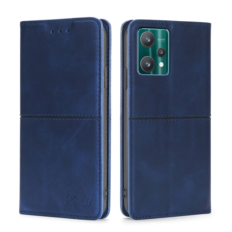 Custodia per telefono in pelle a vibrazione orizzontale magnetica con trama di mucca, For OPPO Realme 9 Pro, For OPPO Realme 9 Pro+, For OPPO Realme 9i/A36 4G/A96 4G/K10 4G/A76 4G, For OPPO Realme C35