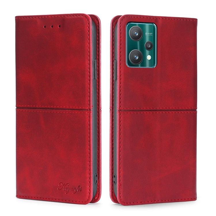 Custodia per telefono in pelle a vibrazione orizzontale magnetica con trama di mucca, For OPPO Realme 9 Pro, For OPPO Realme 9 Pro+, For OPPO Realme 9i/A36 4G/A96 4G/K10 4G/A76 4G, For OPPO Realme C35